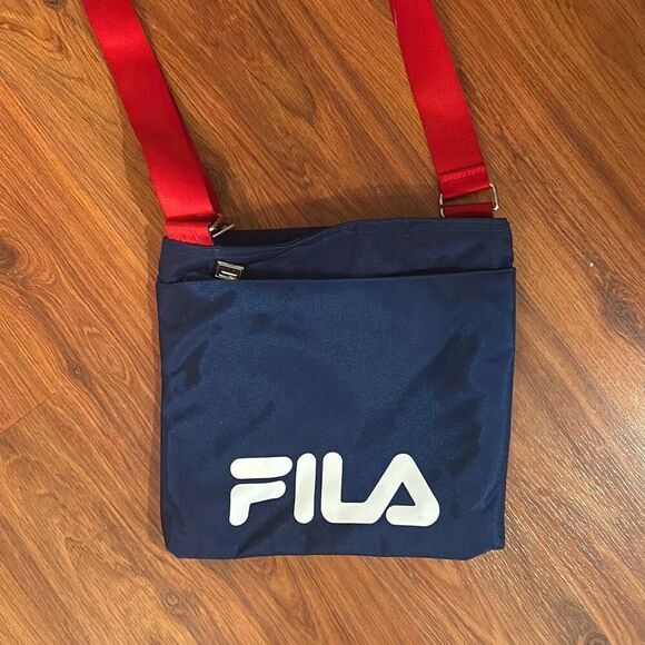 Fila red white and blue Messenger bag crossbody bag - Picture 1 of 7